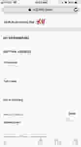 HM's mobile checkout