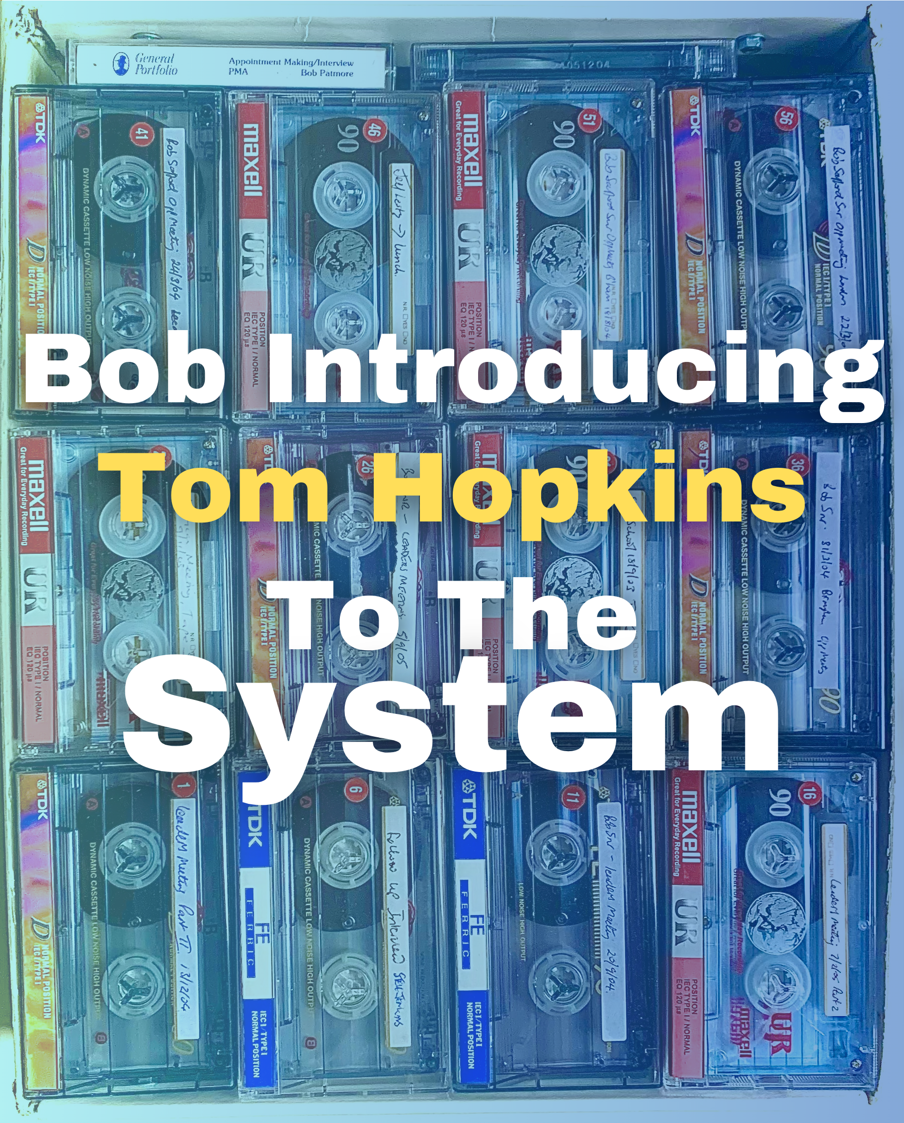 Bob Introducing Tom Hopkins to The System
