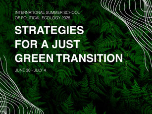 Rita Calvário at the International Summer School of Political Ecology 2025 'Strategies for a Just Green Transition'