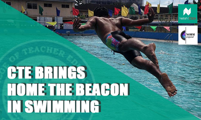 CTE BRINGS HOME THE BEACON IN SWIMMING