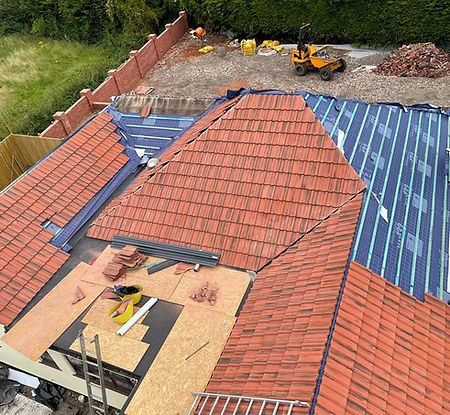 new roof installation