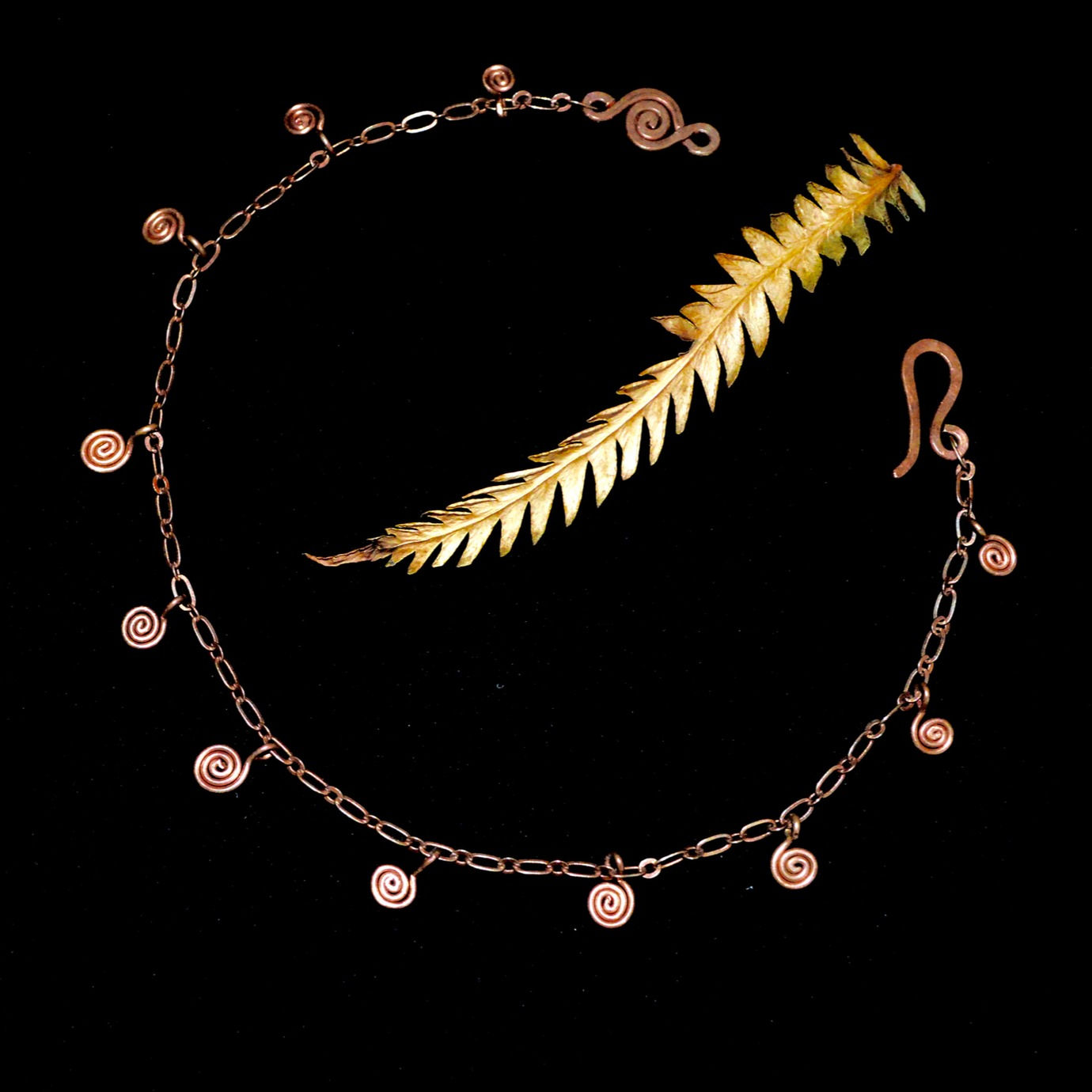 SPIRAL BRACELET . ANKLET . NECKLACE