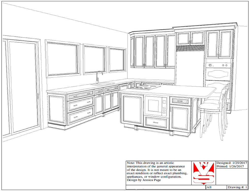 Kitchen 1 Proposed Render