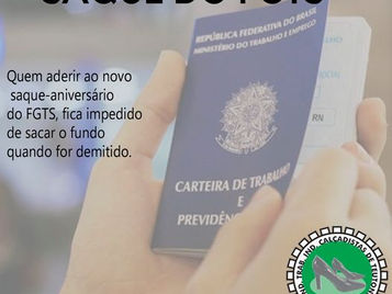 SAQUE DO FGTS
