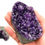 Thumbnail: Natural Amethyst Crystal Clusters Geode Healing Crystals