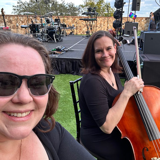Violin & cello duo plays ceremony, cocktail & dinner hour at Bella Collina in Montverde, FL.