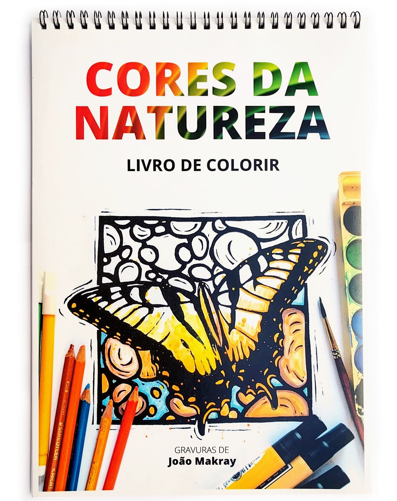 Livro de colorir Cores da Natureza