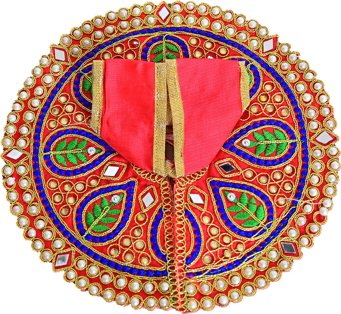 Beautifully Embroidered Laddu Gopal Poshak