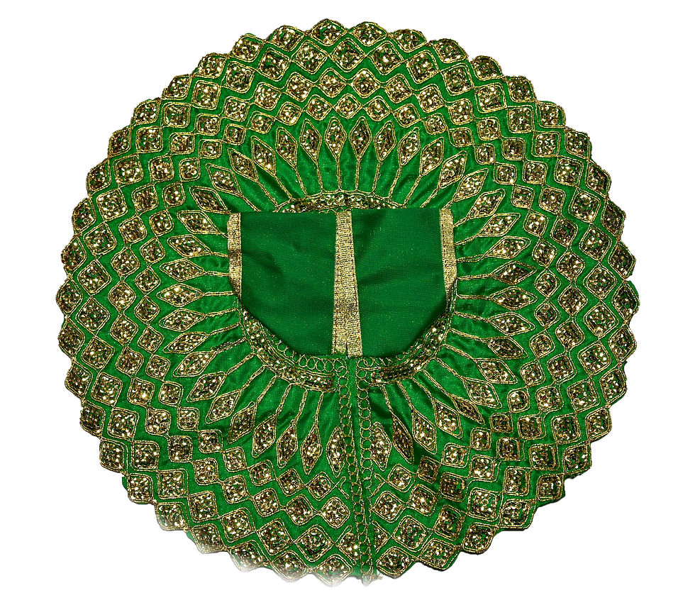 Thumbnail: Beautifully Embroidered Laddu Gopal Poshak