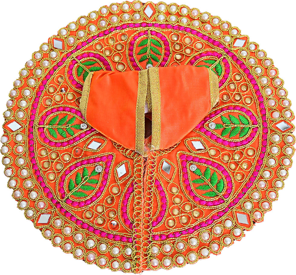 Thumbnail: Beautifully Embroidered Laddu Gopal Poshak