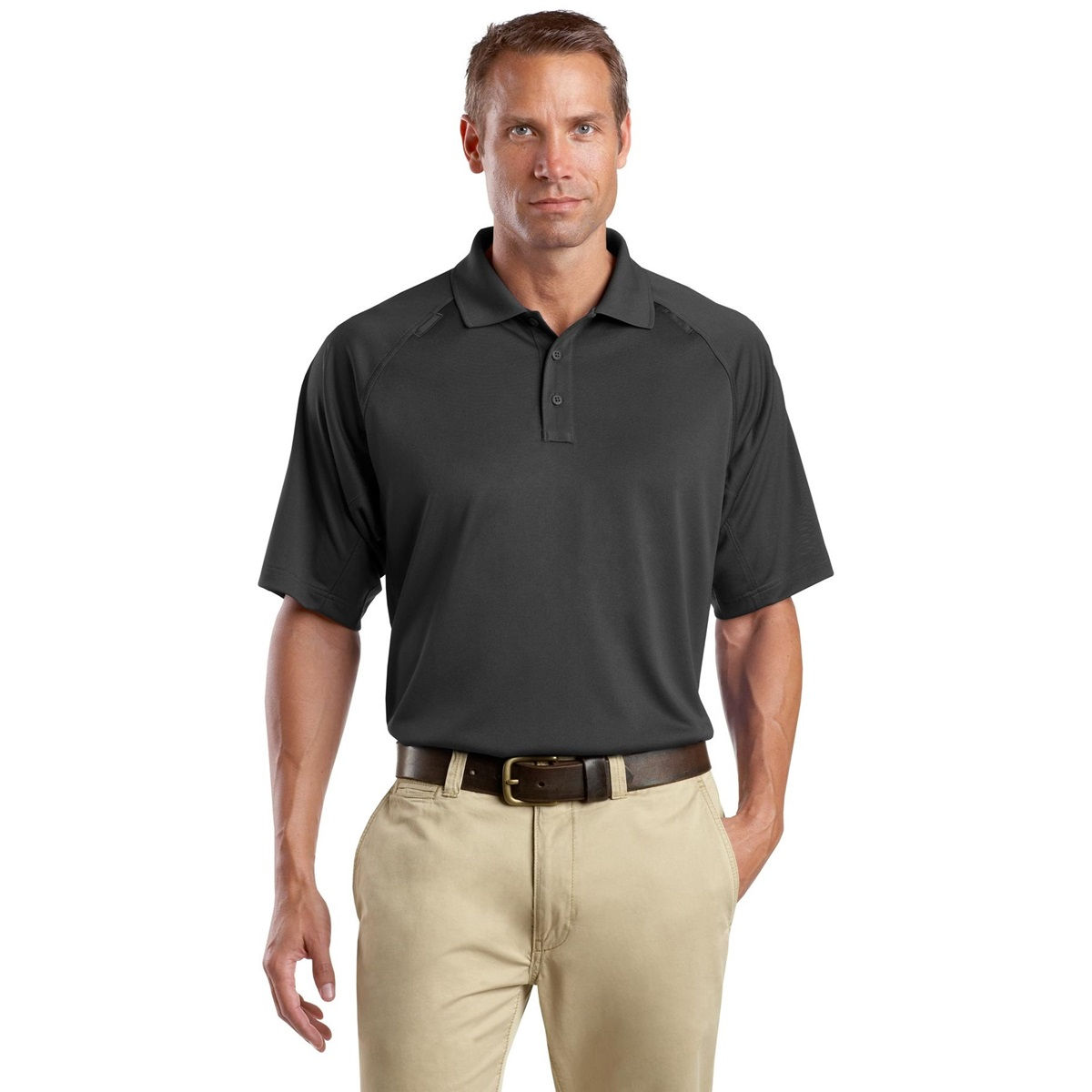CS410 CornerStone Polo (Charcoal)  BOP