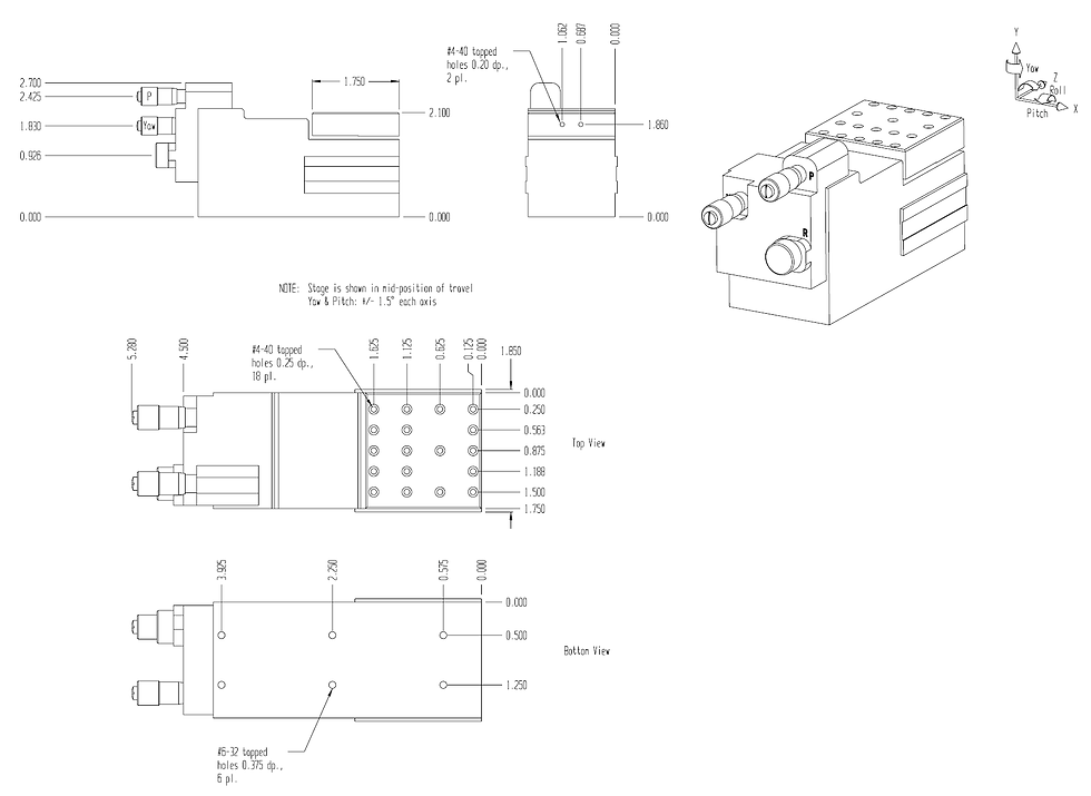 Thumbnail: YP2000 2-Axis Yaw Pitch Manual Rotational Positioner