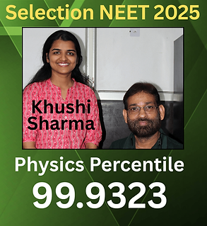 Khushi NEET 2025 Selection