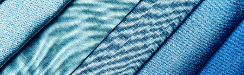 beautiful blue fabrics