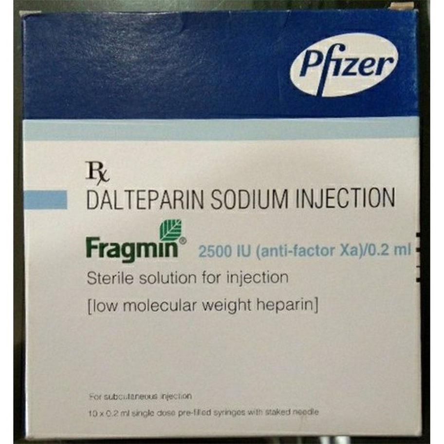 Fragmin Injection (Dalteparin) is known as an anticoagulant and is used to prevent harmful blood clots. -Pharmacy⁹