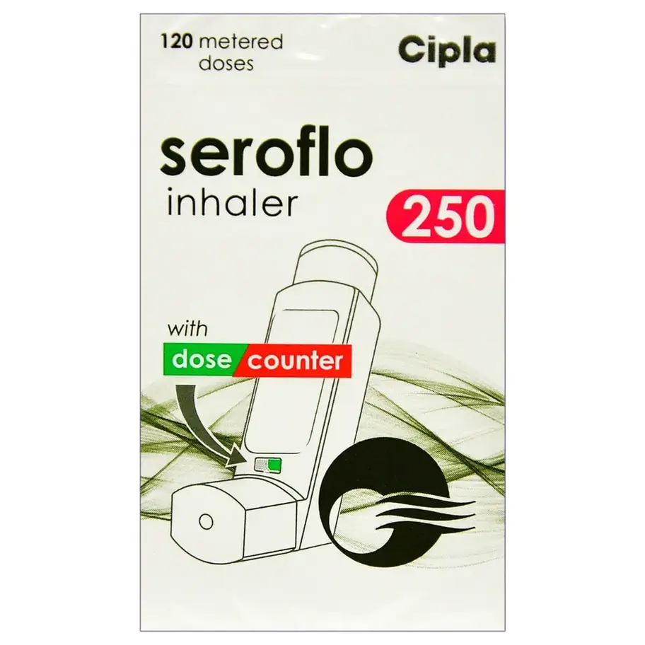 Seroflo Inhaler is a combination of two medicines that opens the airways and makes it easier to breathe-Pharmacy⁹