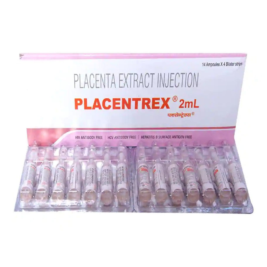 Placentrex Injection (Placenta Extracts) is a highly effective remedy that contains placenta extracts-Pharmacy⁹