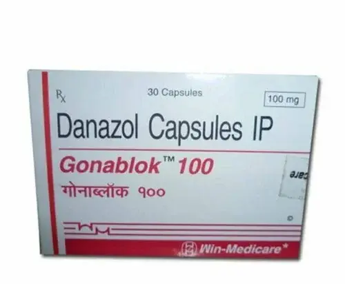 Gonablok Capsule (Danazol), a medication used to treat endometriosis and fibrocystic breast disease-Pharmacy⁹