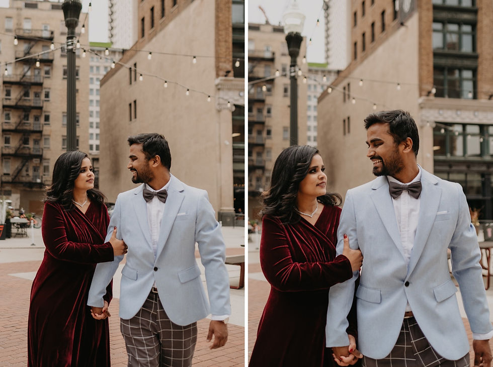 Detroit couple engagement session. Photographed by Nicole Leanne Photography