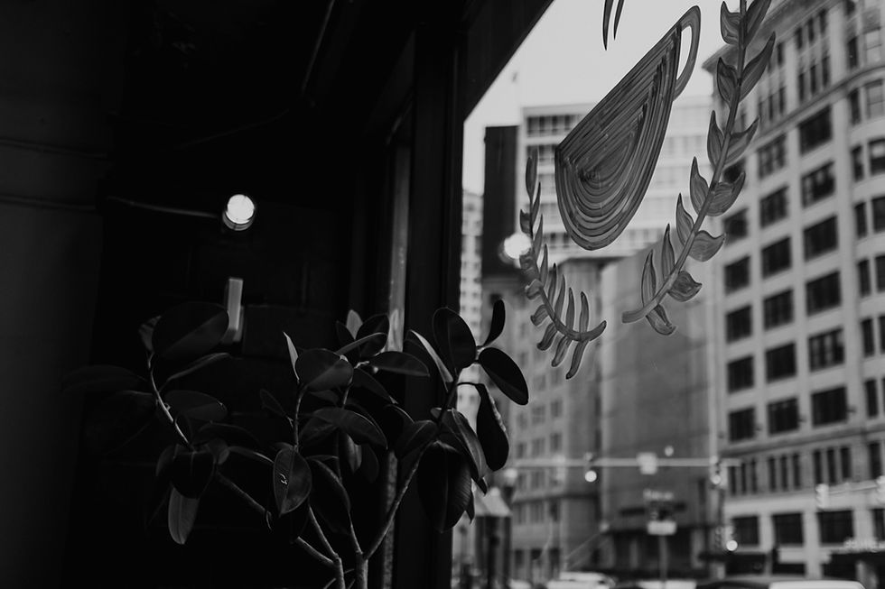 Dessert Oasis Coffee Roasters in Downtown Detroit. Photographed by Nicole Leanne Photography