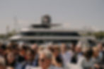 Ovation Infinity Yacht Charter boat in Detroit. Detroit wedding photography by Nicole Leanne Photography