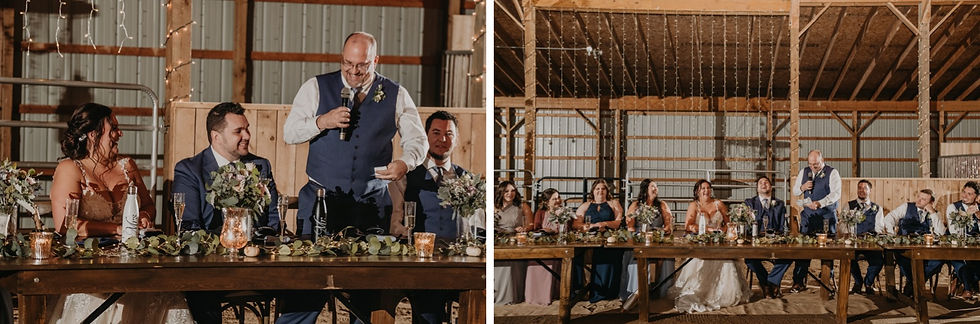 Metro Detroit wedding speech from best man