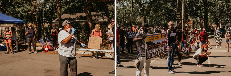 Berkley Michigan protest for the BLM movement