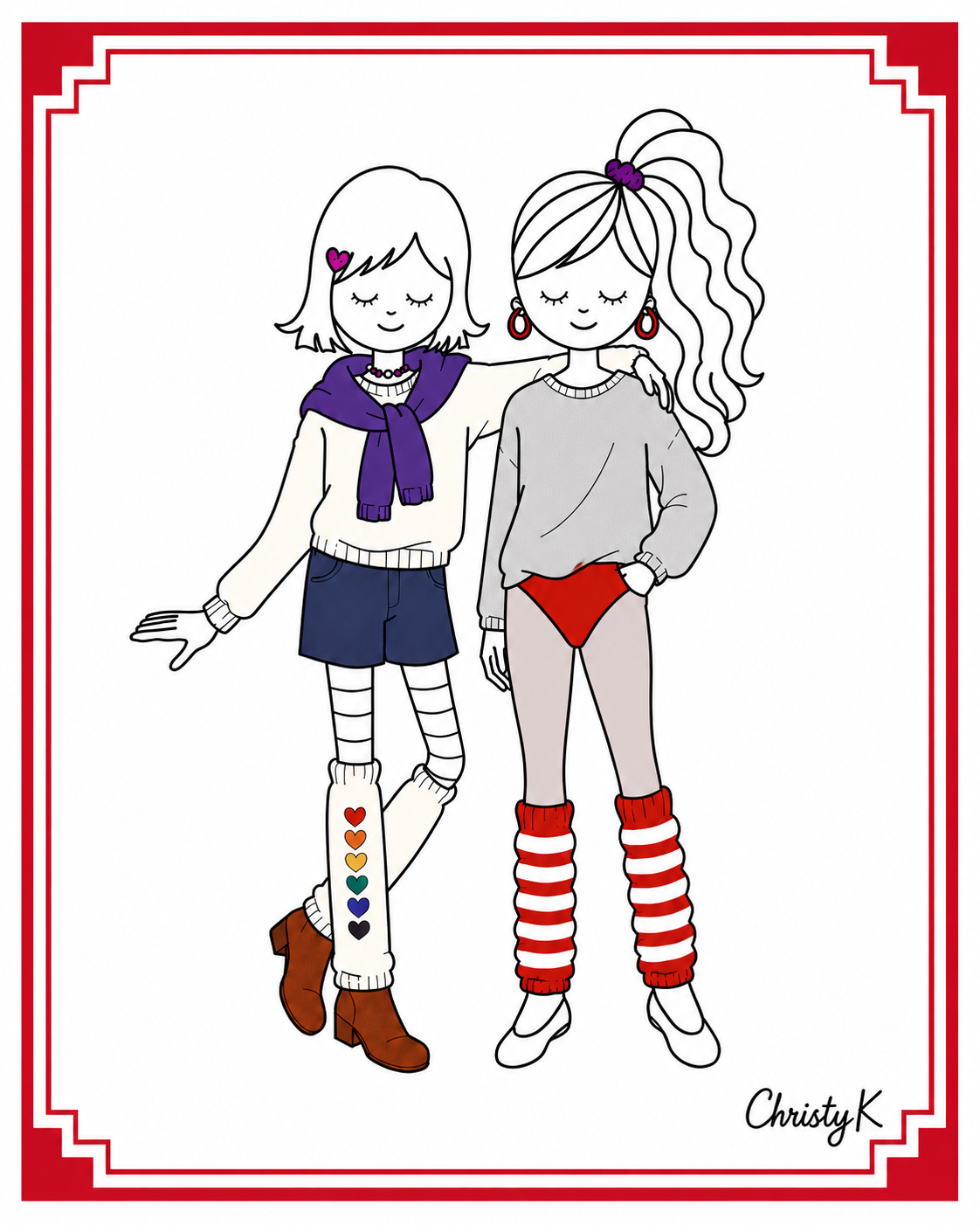 Besties (Eighties Leg Warmers) A2