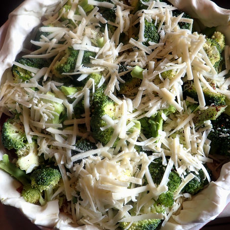 Broccoli and Jambon Cru Tart 