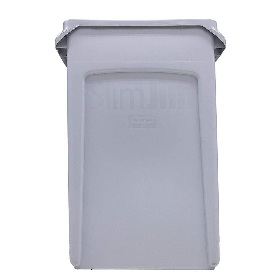 Thumbnail: Slim Jim Stretch Spandex Trash Can Cover, 23 Gallons Black