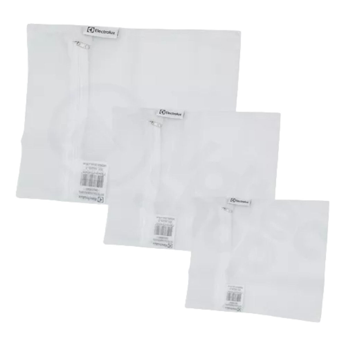 3 Saquinhos Saco Protetor Roupa Delicada Electrolux C/ Ziper A18995901