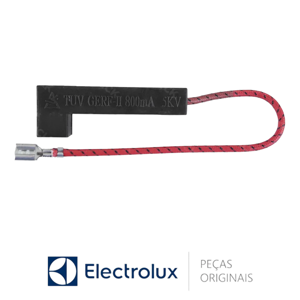 Miniatura: Porta Fusivel Microondas 5kv Fusível 800ma 0,8a ELECTROLUX