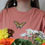 Thumbnail: "Swallowtail" Butterfly Hand Painted T-shirt - Ready to Ship