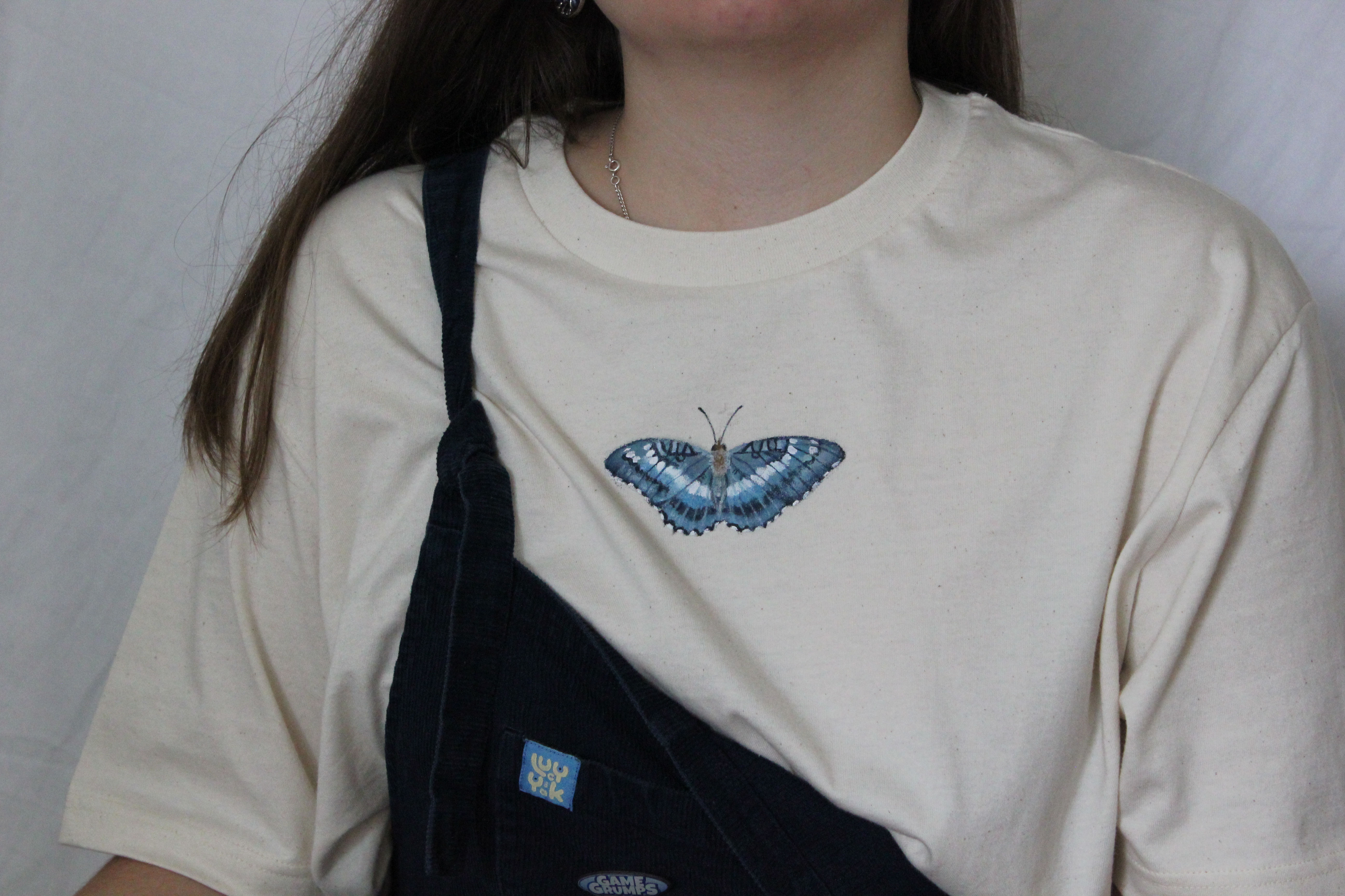 "Formosan Duke" Butterfly Hand Painted T-shirt - Ready to Ship