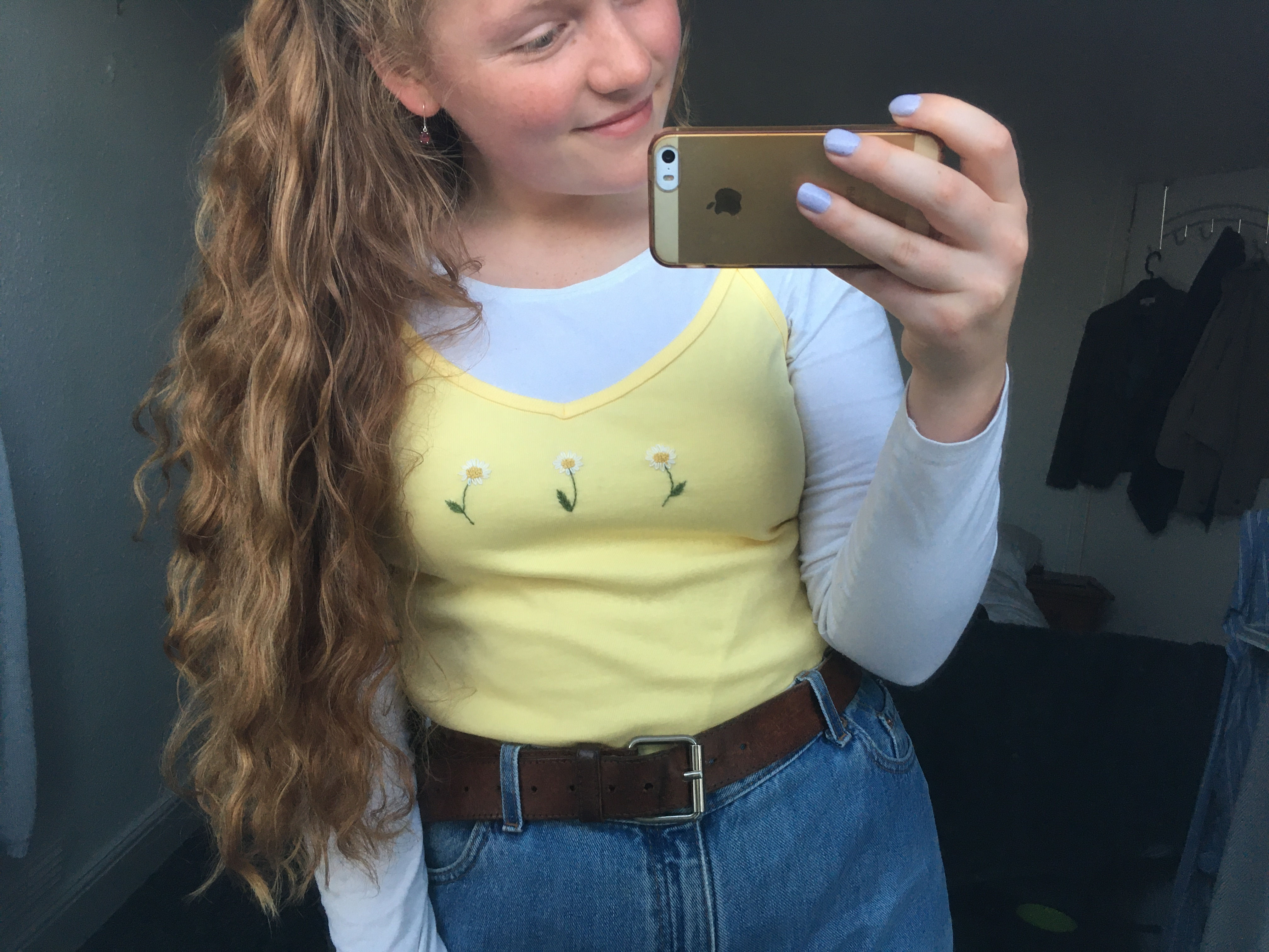 Daisy Embroidered Cami Top