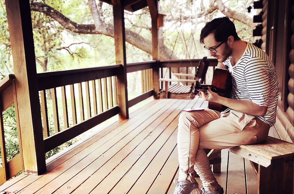 The front porch at Stone Creek Sound