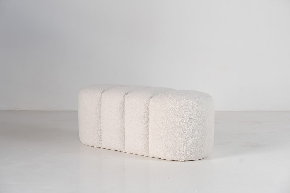 Thumbnail: Sutton Boucle Upholstered Bench in Dubai