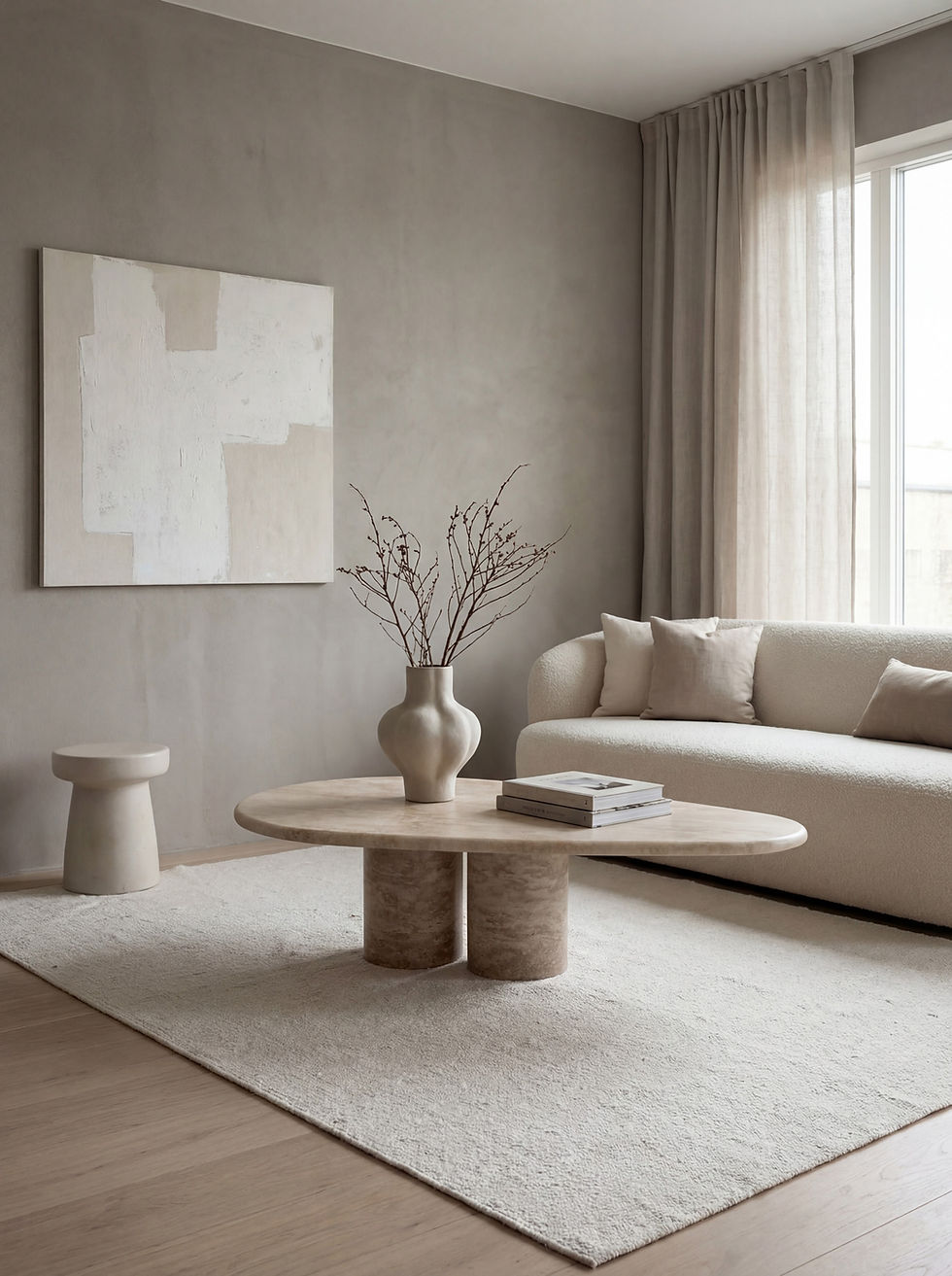 Thumbnail: Arles Travertine Coffee Table Dubai