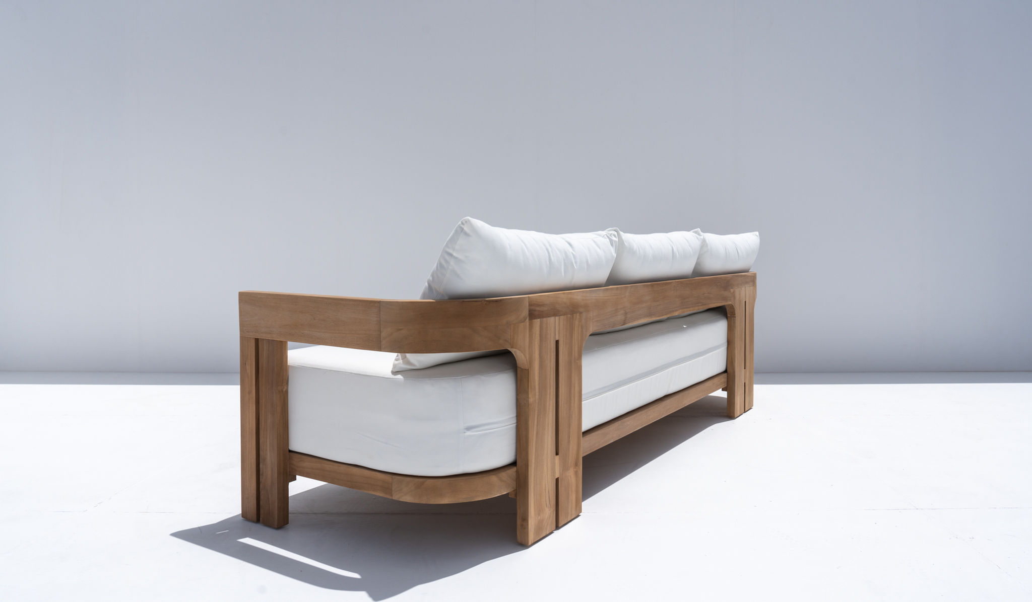 Toscana Teak 3 Seater Outdoor Sofa