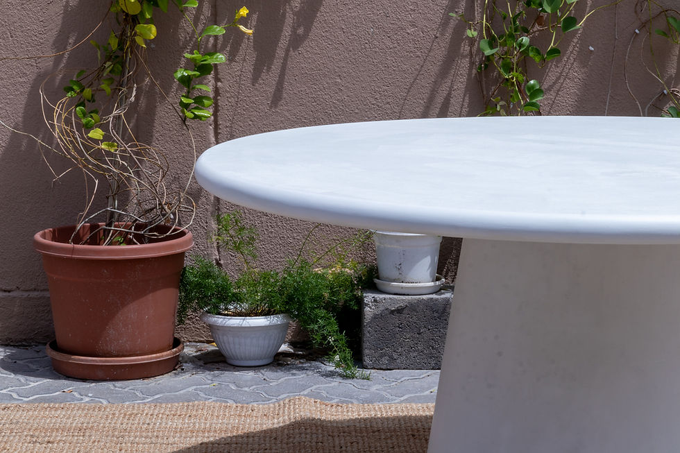 Thumbnail: Micro Concrete Cement Dining Table in Dubai