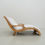 Thumbnail: Oceana Wave Teak Lounger with Sunbrella fabric – luxury teak sun lounger in Dubai