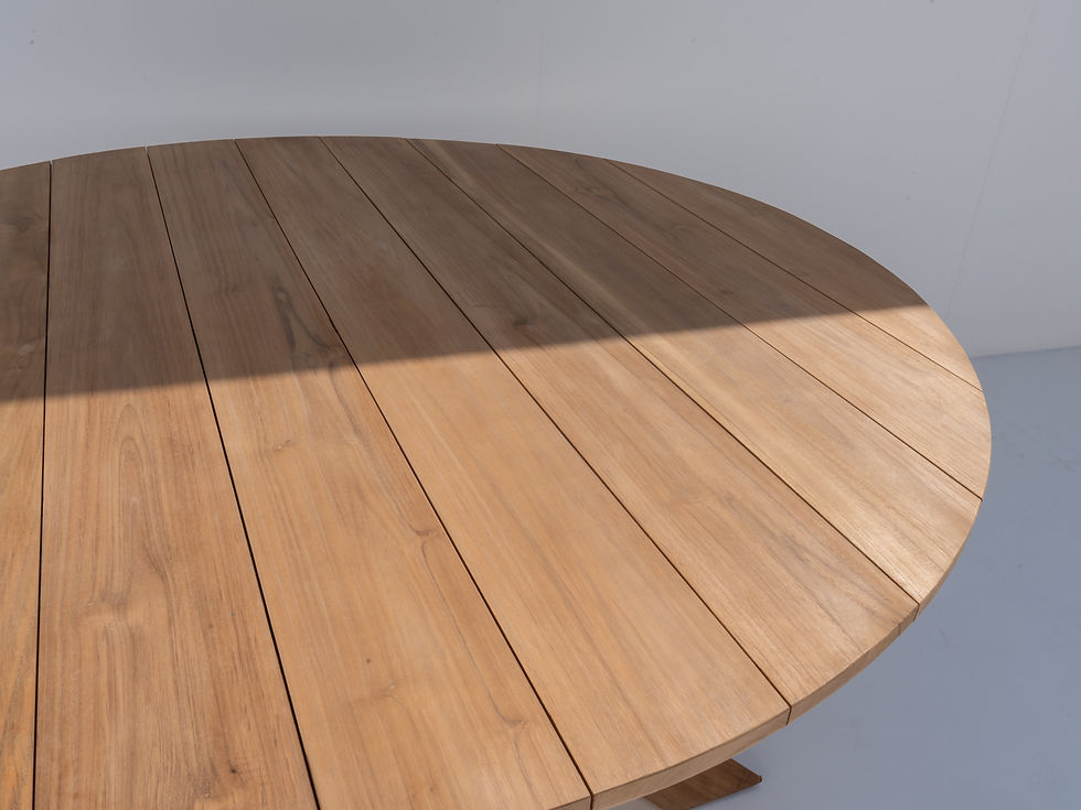 Thumbnail: Windsor Teak Round Dining Table in Dubai