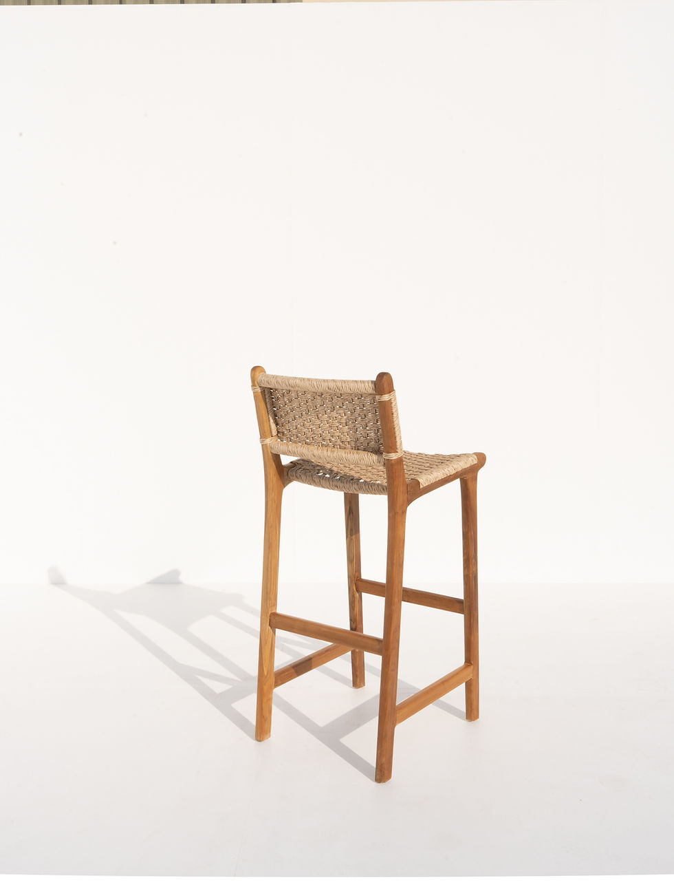 Thumbnail: Hampshire Woven Teak Bar Chair in Dubai