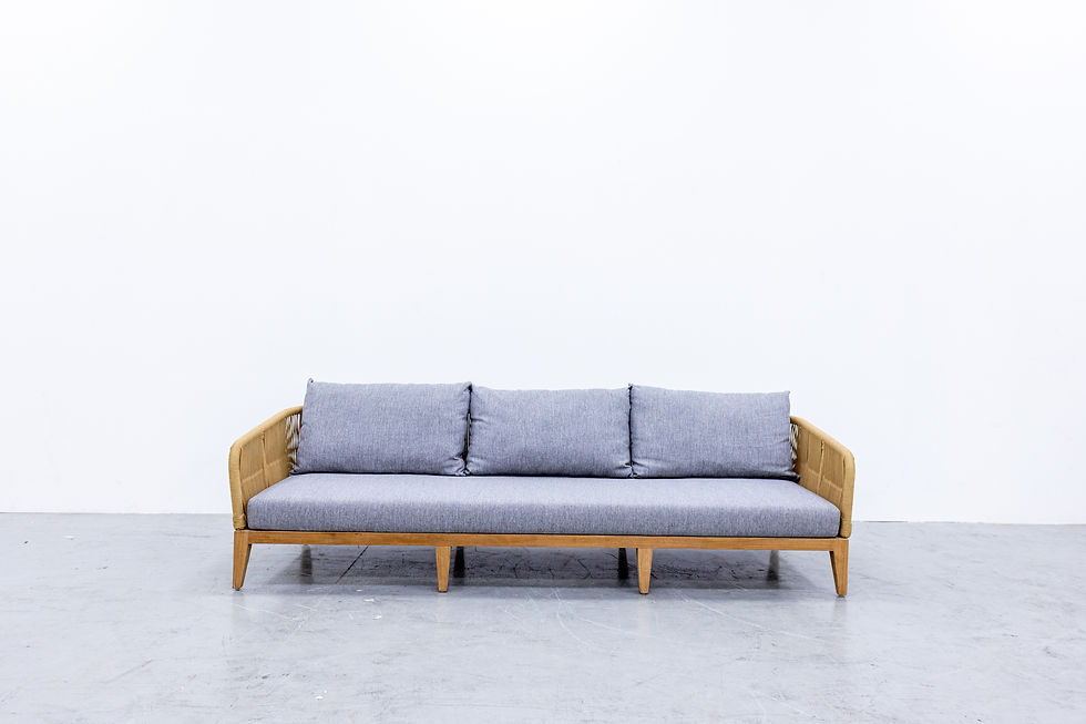 Thumbnail: Rope & Teak Sofa