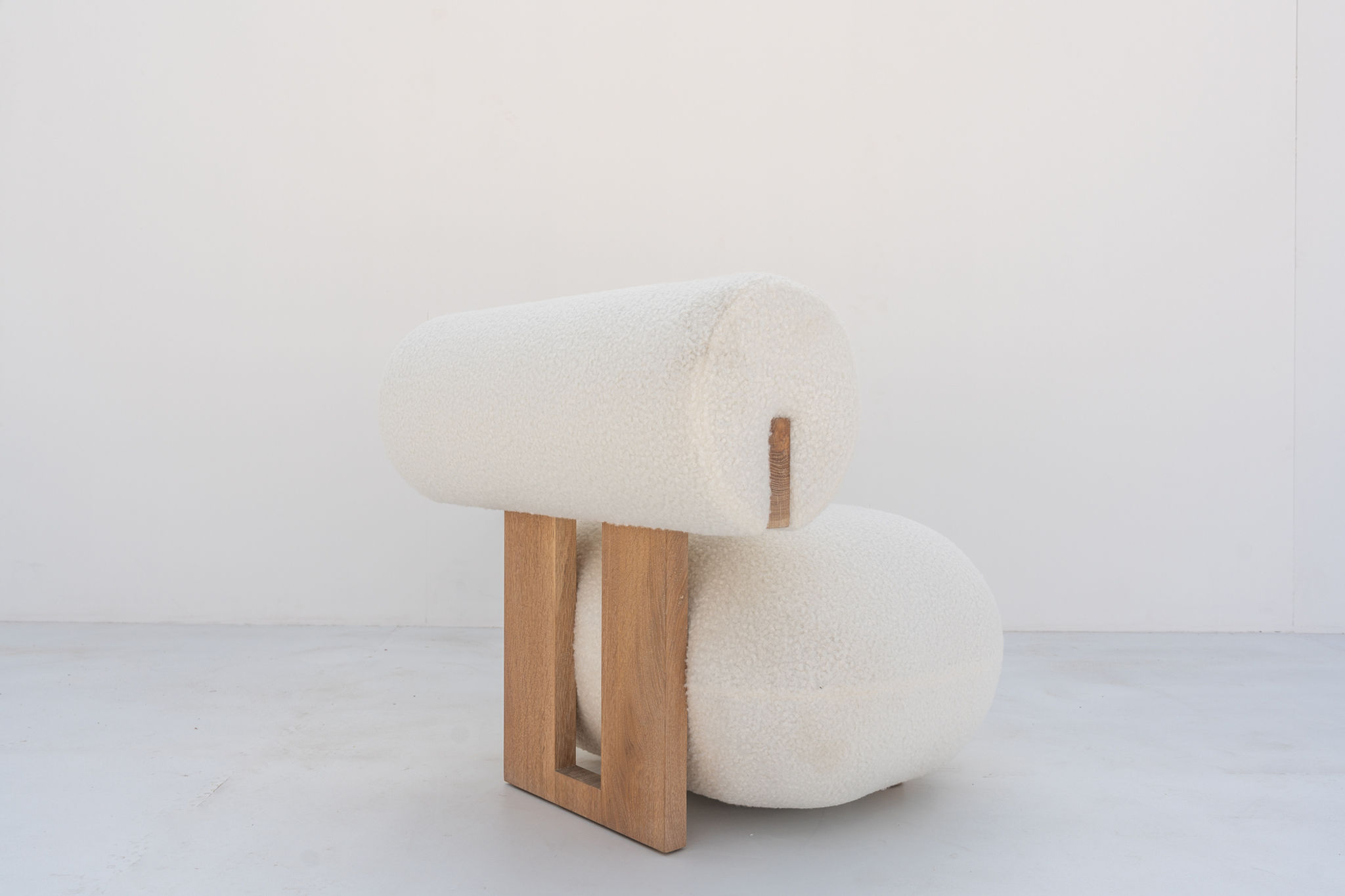 accent boucle fabric chair in Dubai