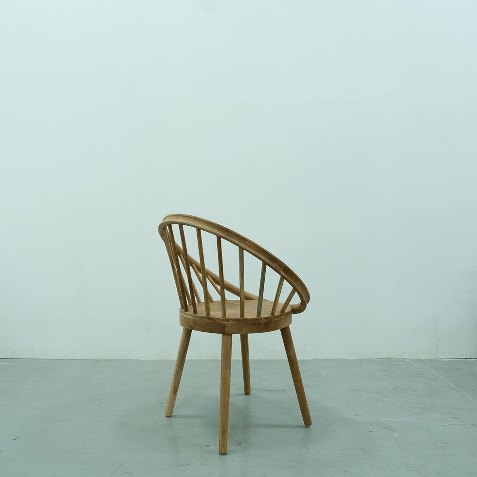 Thumbnail: Round teak dining chair in dubai