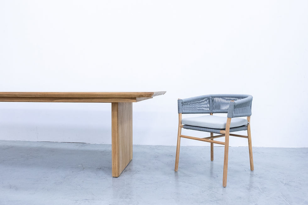 Thumbnail: Teak & Rope Chair