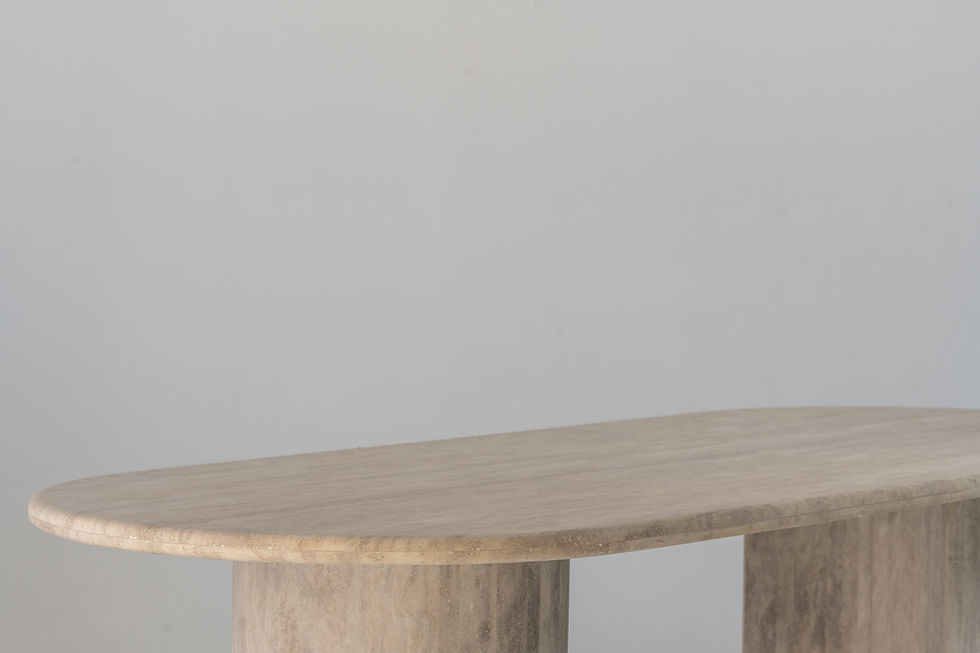 Thumbnail: Aurelio Travertine Dining Table in Dubai