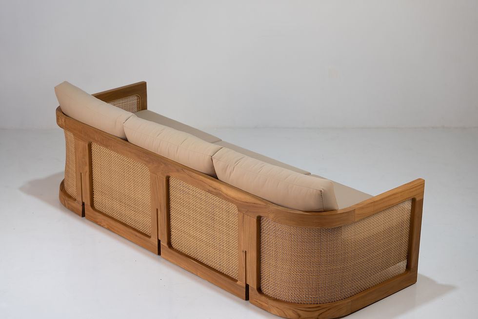 Kira Outdoor Teak 3 Seater Sofa in Dubai