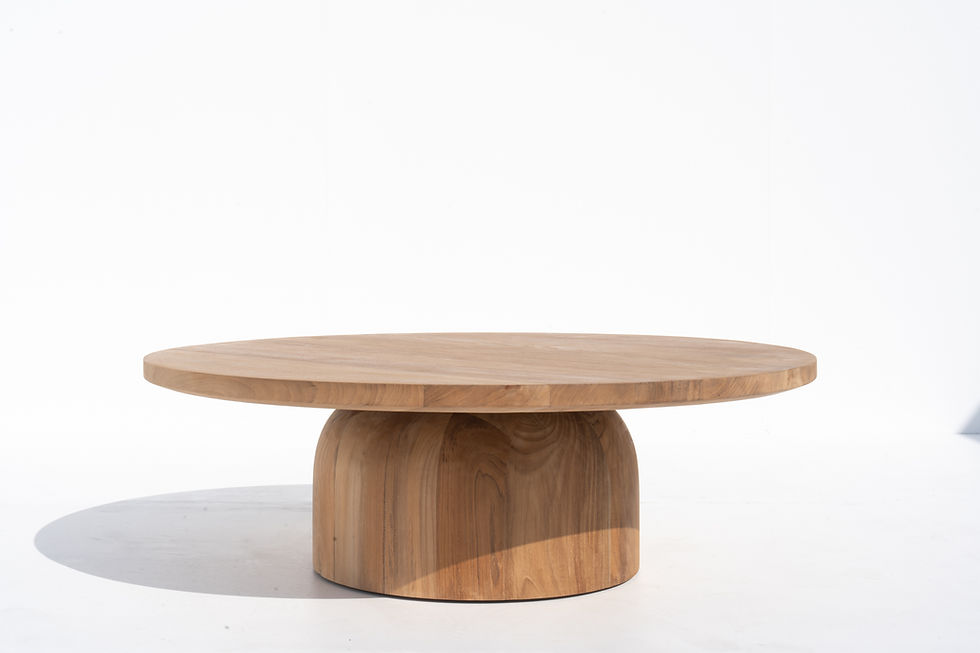 Thumbnail: Amalfi Round Teak Coffee Table